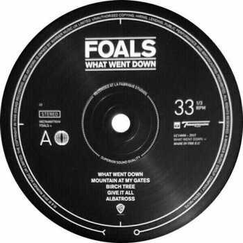 Disque vinyle Foals - What Went Down (LP) - 2