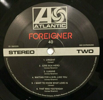 Disco de vinilo Foreigner - 40 (LP) - 3