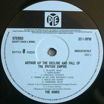 Vinyl Record The Kinks - Arthur Or The Decline And Fall Of The British Empire (LP) - 8