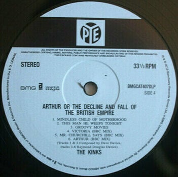 Disco de vinil The Kinks - Arthur Or The Decline And Fall Of The British Empire (LP) - 9