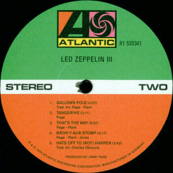 Грамофонна плоча Led Zeppelin - Led Zeppelin III (LP) - 3