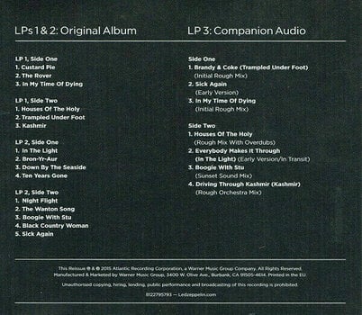 Disco de vinil Led Zeppelin - Physical Graffiti Deluxe Edition Remastered Vinyl (3 LP) - 17