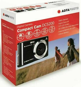 Kompaktowy aparat AgfaPhoto Compact DC 5200 Czarny - 6