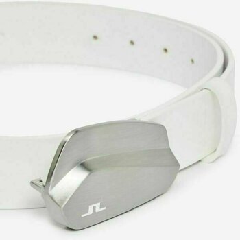 Belt J.Lindeberg Golf Club Leather Belt White 100 - 3