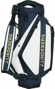 Golfbag J.Lindeberg Staff Synthetic Leather Stand Bag JL Navy - 3