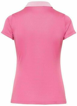 Polo J.Lindeberg Corinna Tx Jaquard Womens Polo Shirt Pop Pink M - 2