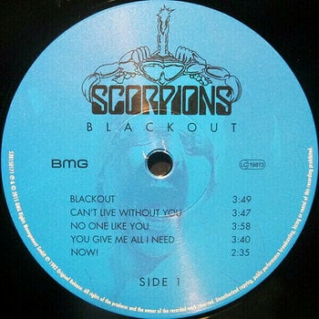 Vinyl Record Scorpions - Blackout (LP + CD) - 6