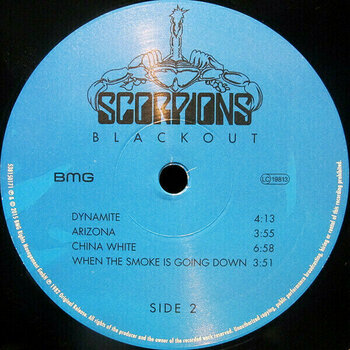Vinyl Record Scorpions - Blackout (LP + CD) - 7