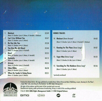 Disco de vinilo Scorpions - Blackout (LP + CD) - 9