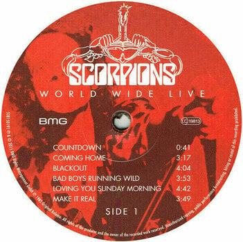 Vinylskiva Scorpions - World Wide Live (2 LP + CD) - 2