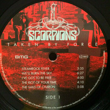 Vinyl Record Scorpions - Taken By Force (LP + CD) - 4