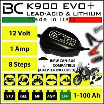 Moottoripyörän laturi BC Battery K900 Evo - 5