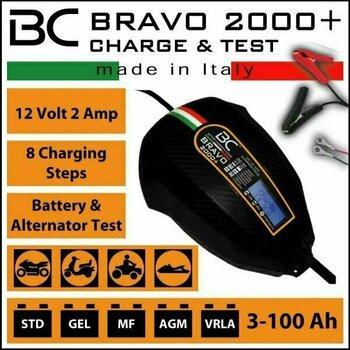 Moottoripyörän laturi BC Battery Bravo 2000 - 5