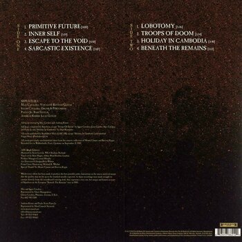 Disque vinyle Sepultura - Above The Remains Live 89 (Red Vinyl) (LP) - 2