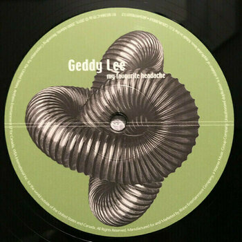 Disque vinyle Geddy Lee - RSD - My Favorite Headache (Black Friday 2019) (LP) - 9