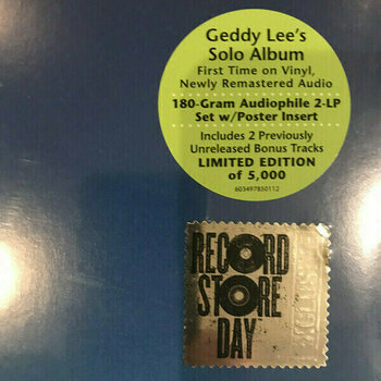 Vinyl Record Geddy Lee - RSD - My Favorite Headache (Black Friday 2019) (LP) - 18