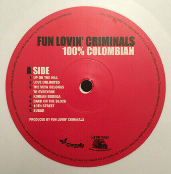 Disco de vinilo Fun Lovin' Criminals - 100% Columbian (LP) - 2