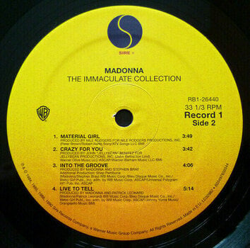 Schallplatte Madonna - The Immaculate Collection (LP) - 6