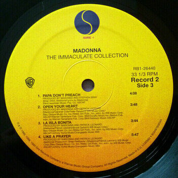 Schallplatte Madonna - The Immaculate Collection (LP) - 7