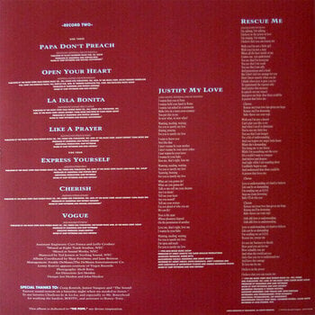 Disco de vinilo Madonna - The Immaculate Collection (LP) - 12