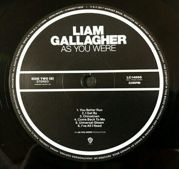 Disco de vinil Liam Gallagher - As You Were (LP) - 3
