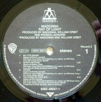 Disque vinyle Madonna - Ray Of Light (LP) - 10