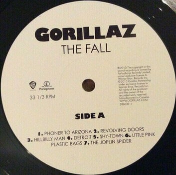 Vinyylilevy Gorillaz - The Fall (LP) - 4