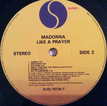 Schallplatte Madonna - Like A Prayer (LP) - 4