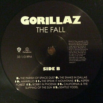 Vinyl Record Gorillaz - The Fall (LP) - 6