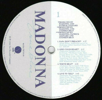 LP Madonna - True Blue (LP) - 2