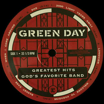 Vinyl Record Green Day - Greatest Hits: God's Favorite Band (LP) - 2