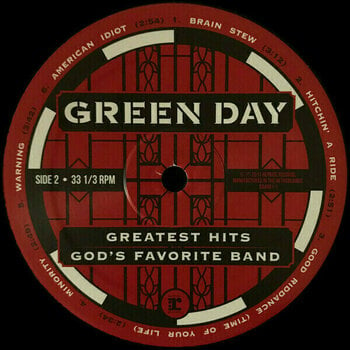 Vinyl Record Green Day - Greatest Hits: God's Favorite Band (LP) - 3