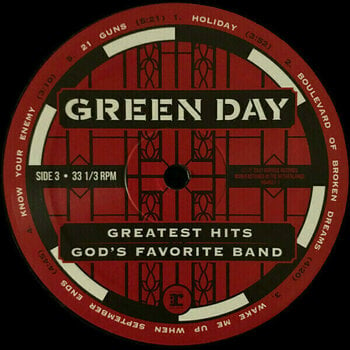 Vinyl Record Green Day - Greatest Hits: God's Favorite Band (LP) - 4