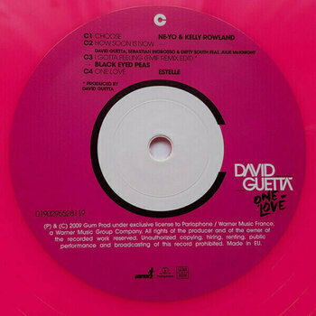 Vinyylilevy David Guetta - One Love (Pink Vinyl) (LP) - 6