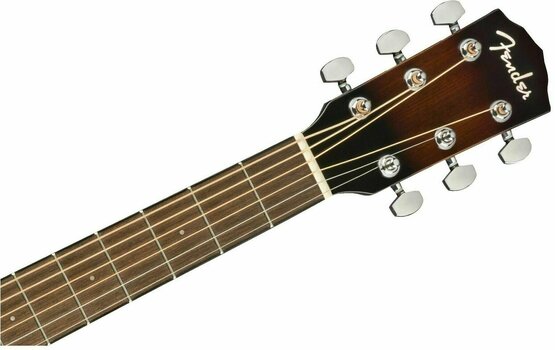 electro-acoustic guitar Fender CD-140SCE Dreadnought All-Mahogany Shaded Edge Burst - 8