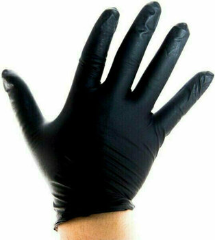 Marine Cleaning Tool Lindemann Nitrile Gloves Black 100 pcs L - 2