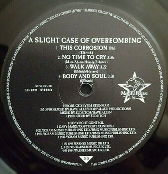 Vinyl Record Sisters Of Mercy - Greatest Hits Volume One: A Slight Case Of Overbombing (LP) - 6