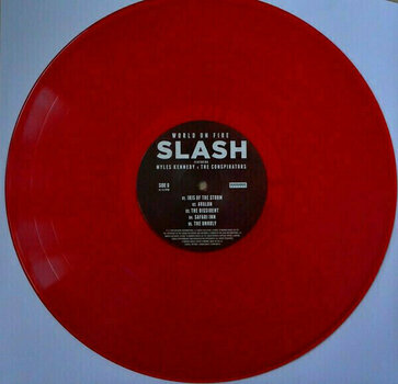 Disque vinyle Slash - World On Fire  (Red Vinyl) (Limiited Edition) (LP) - 11