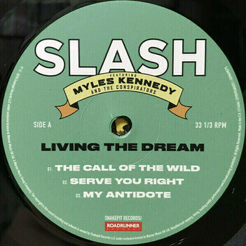 Hanglemez Slash - Living The Dream (LP) - 4