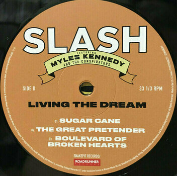 Disco de vinilo Slash - Living The Dream (LP) - 7