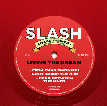 Disco de vinilo Slash - Living The Dream (Red Vinyl) (LP) - 6