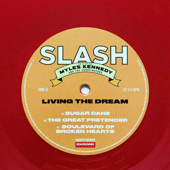 Vinyylilevy Slash - Living The Dream (Red Vinyl) (LP) - 8