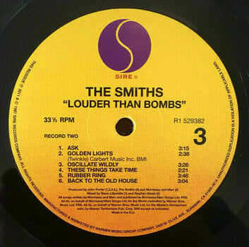 Vinyl Record The Smiths - Louder Than Bombs (LP) - 7