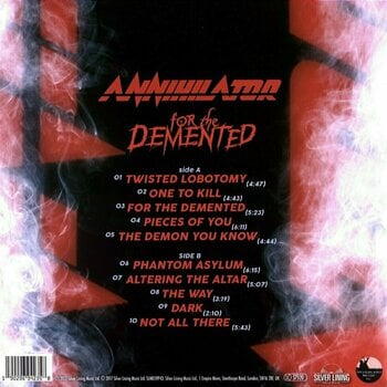 Hanglemez Annihilator - For The Demented (LP) - 2