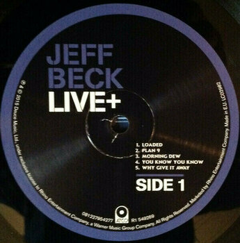 Vinyl Record Jeff Beck - Live+ (LP) - 7