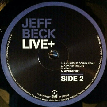 Vinyl Record Jeff Beck - Live+ (LP) - 8