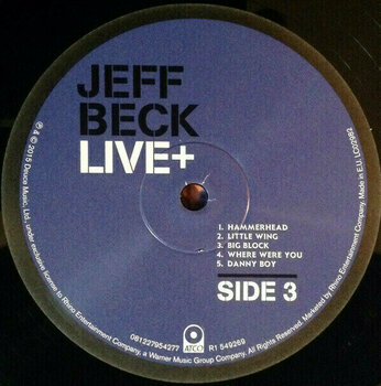 Vinyl Record Jeff Beck - Live+ (LP) - 9