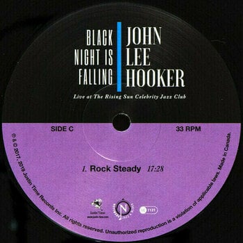 Vinyl Record John Lee Hooker - Black Night Is Falling Live At The Rising Sun Celebrity Jazz Club (Collector's Edition) (LP) - 7