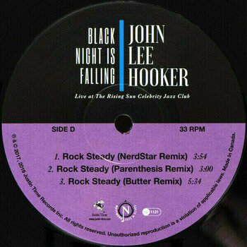 Vinyl Record John Lee Hooker - Black Night Is Falling Live At The Rising Sun Celebrity Jazz Club (Collector's Edition) (LP) - 8