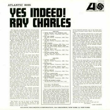 Vinyl Record Ray Charles - Yes Indeed! (Mono) (Remastered) (LP) - 4